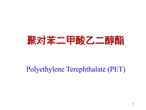 聚对苯二甲酸乙二醇酯概述(PPT33张)课件.ppt