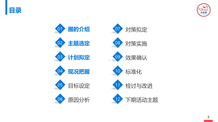 医院医疗品管圈答辩开题报告图文PPT教学课件.pptx_第3页