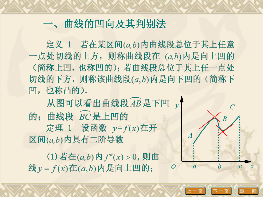 第十五讲-曲线的凹向与拐点课件.ppt_第1页