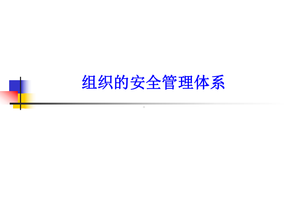 组织的安全管理体系课件.ppt_第1页