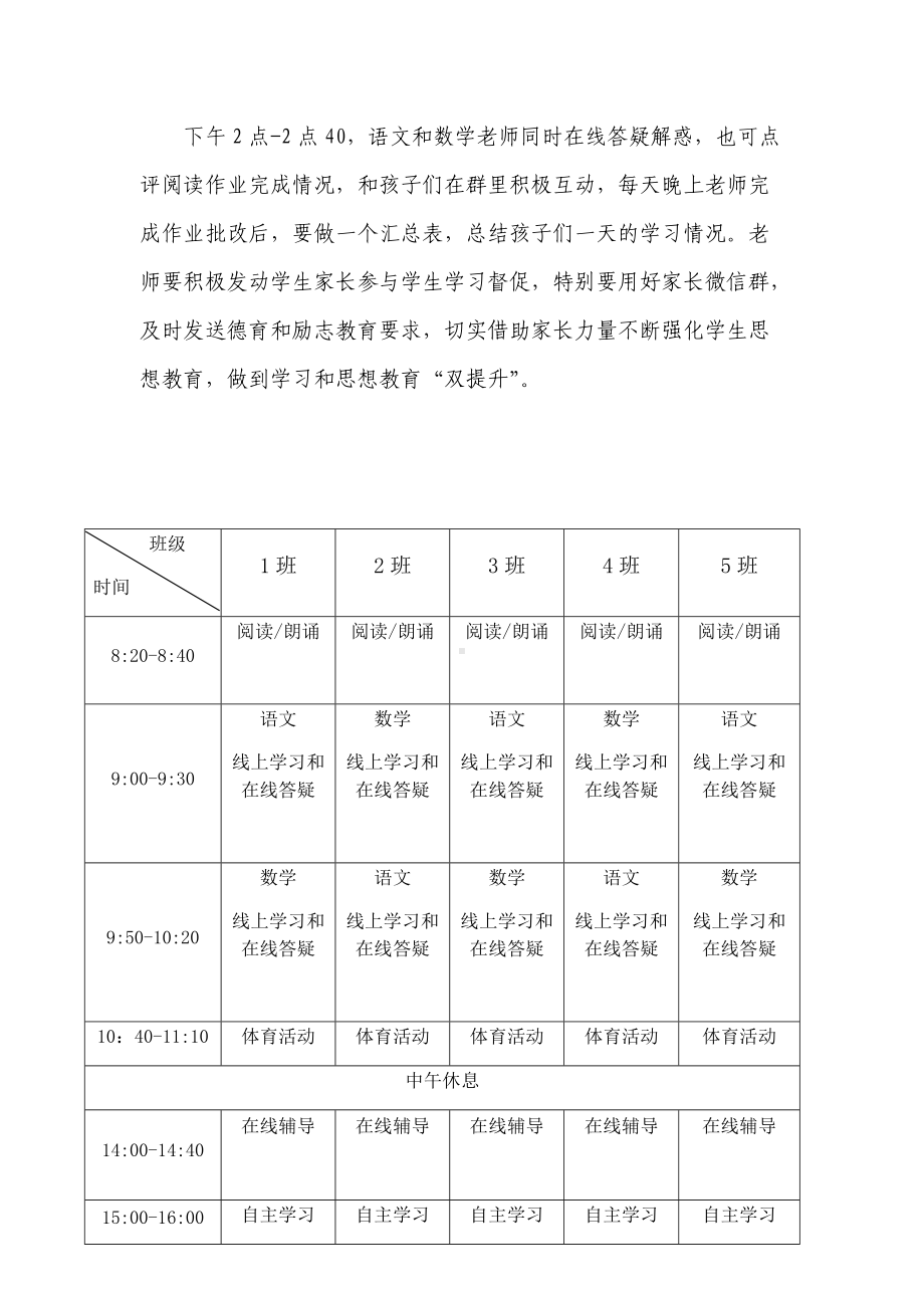 小学生 语文线上教育教学实施方案.docx_第2页