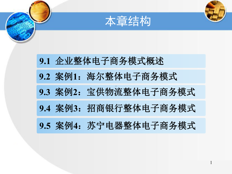 第9章-企业整体电子商务模式案例分析课件.ppt_第1页