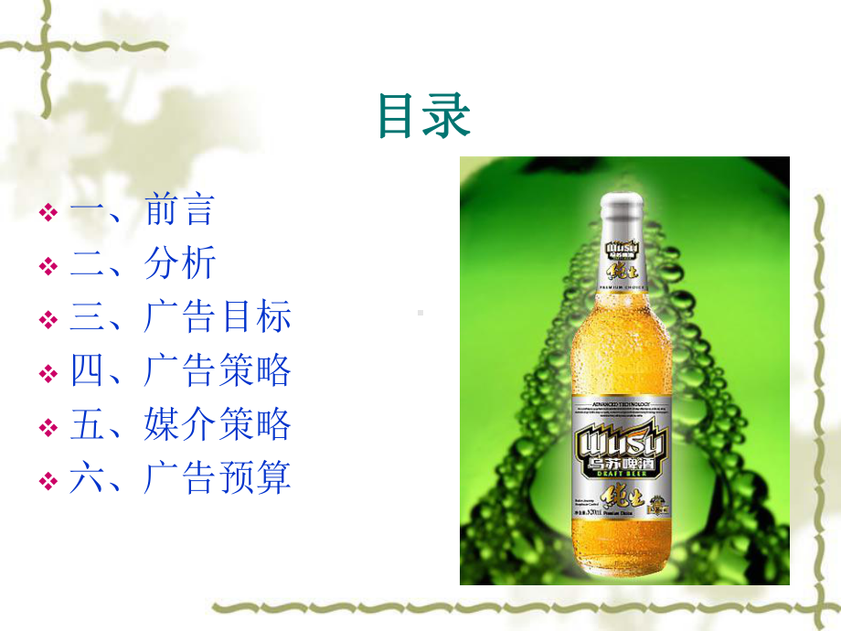 乌苏啤酒广告策划书课件.ppt_第2页