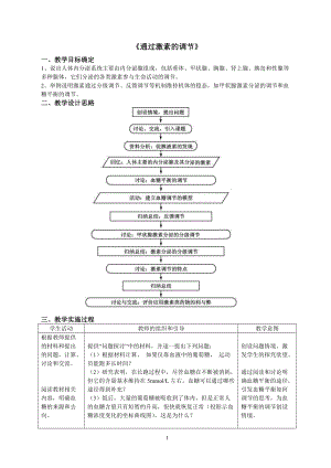 《通过激素的调节》设计案例-教学设计-优质教案.doc