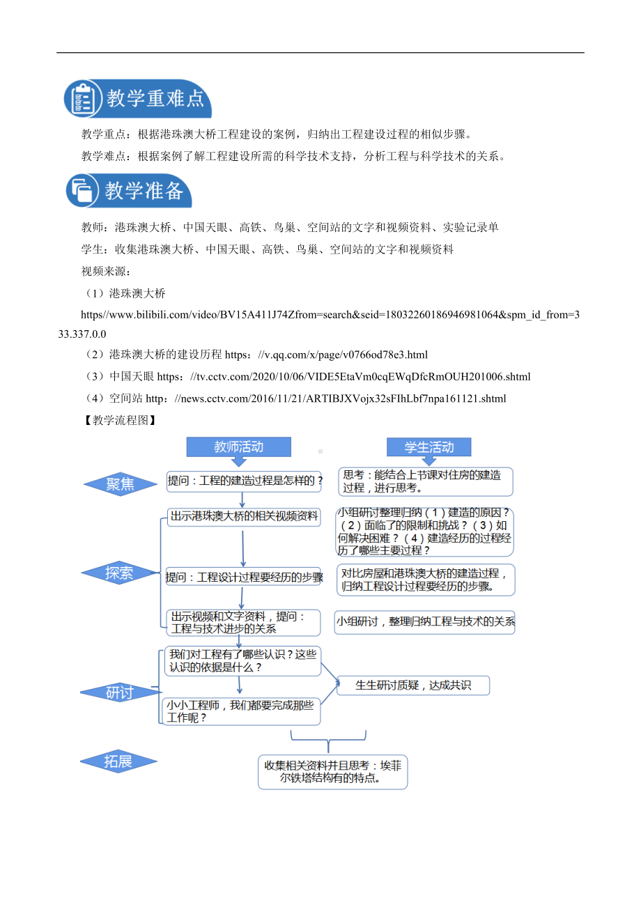 2022新教科版六年级下册科学1.2 认识工程 教案 .docx_第2页