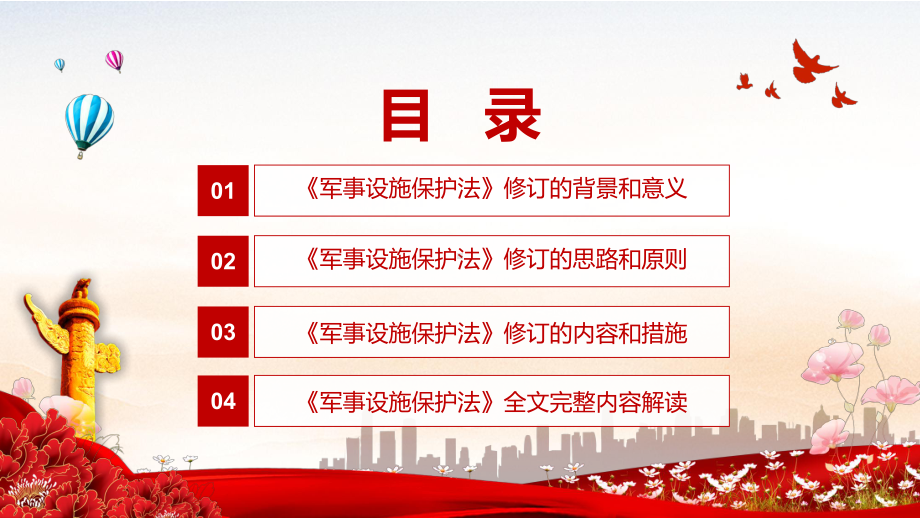 优化完善法律制度规定解读2021年新修订《军事设施保护法》图文PPT教学课件.pptx_第3页