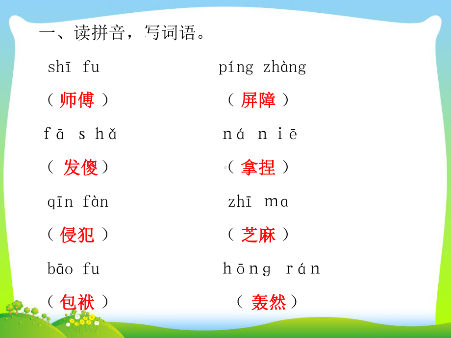 人教部编版五年级下册语文习题课件-第五单元-14-刷子李(共14张PPT).ppt_第2页