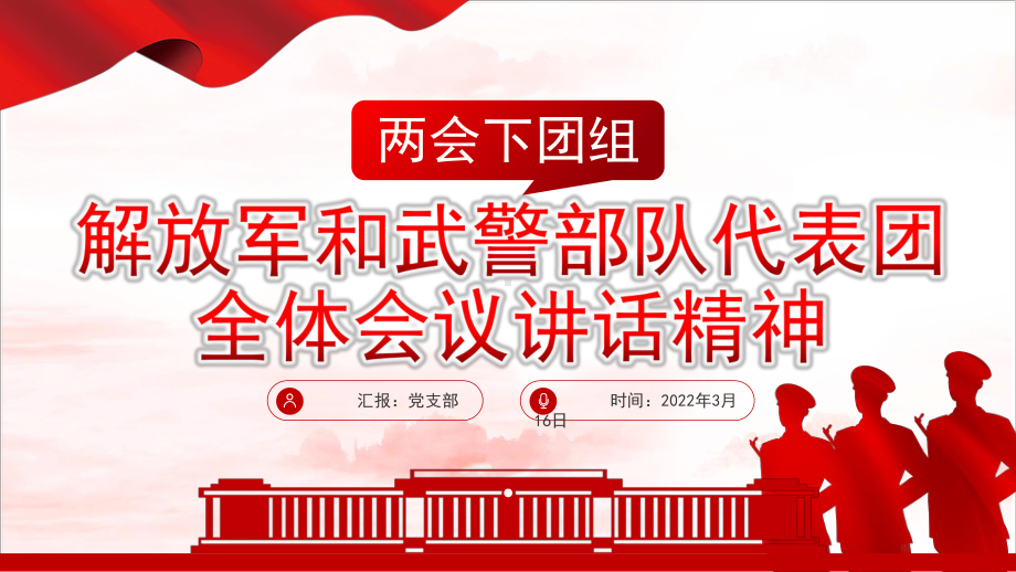 全文《解放军和武警部队代表团全体会议》重点学习PPT.pptx_第1页