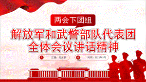 全文《解放军和武警部队代表团全体会议》重点学习PPT.pptx