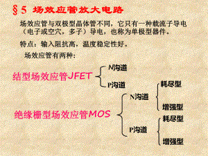 完整版场效应管讲解课件.ppt