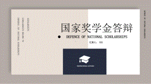 创意商务风国家奖学金答辩通用图文PPT教学课件.pptx