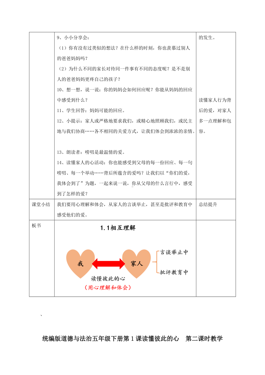 统编版五年级下册道德与法治全册教学设计（表格式）.docx_第2页