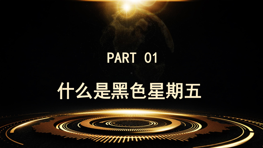 简约黑色星期五知识讲解汇报图文PPT教学课件.pptx_第3页