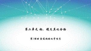 2.1 金属钠及其化合物 ppt课件-（2019）新人教版高中化学必修第一册.pptx