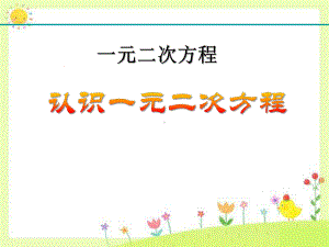 《认识一元二次方程》一元二次方程PPT优秀课件.pptx