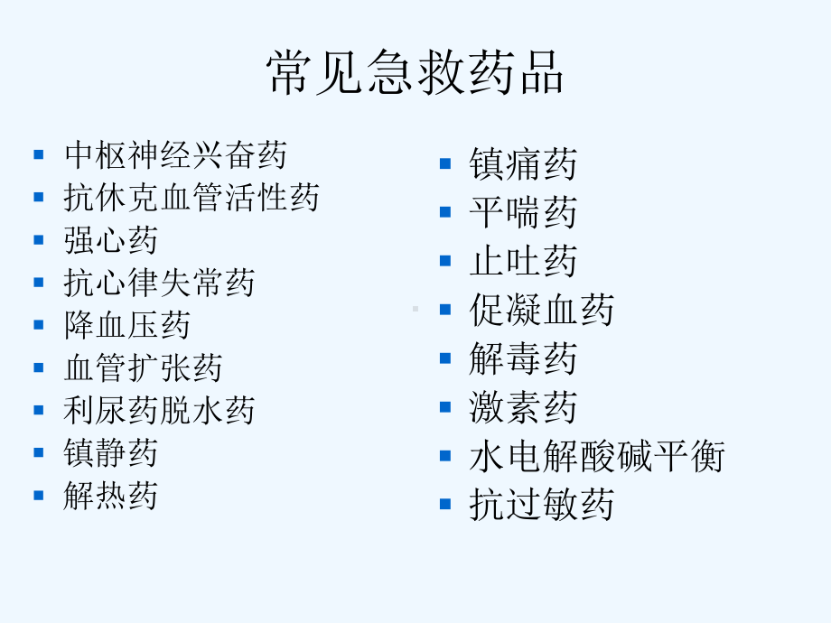 常用急救药物的使用课件.ppt_第1页