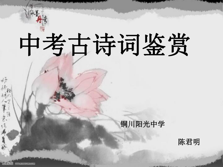 中考古诗词鉴赏ppt课件05.ppt_第1页