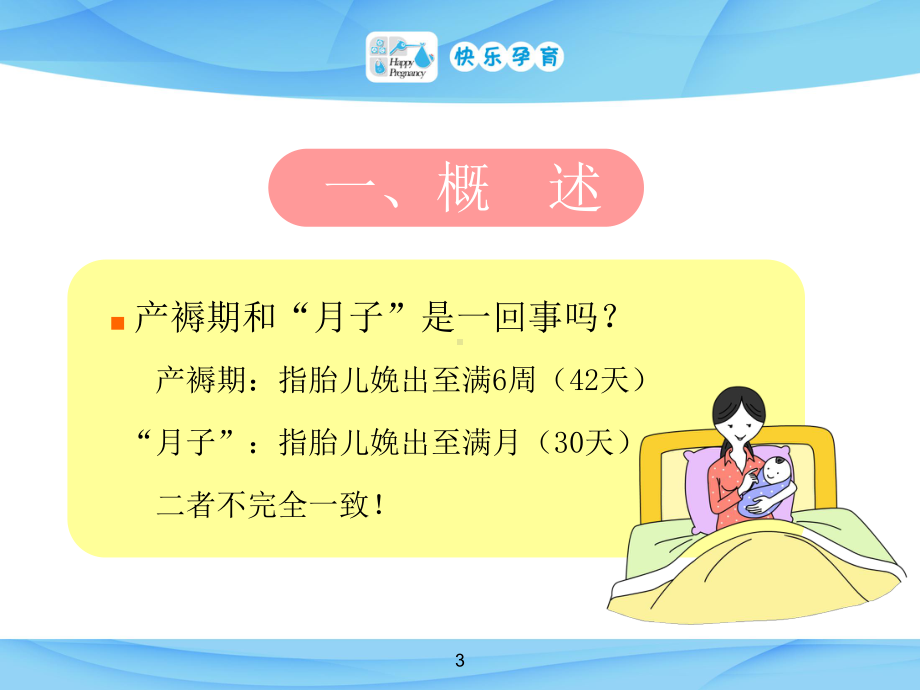 快乐孕育孕妇学校高级教程第九讲产褥期保健PPT课件.ppt_第3页