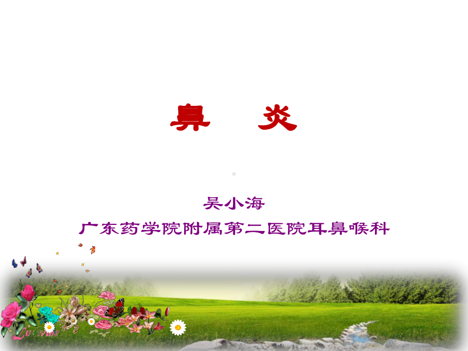 急慢性鼻炎课件.ppt_第1页