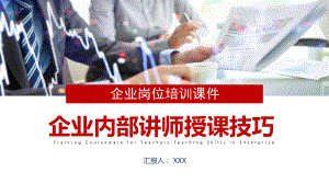 企业内部讲师授课技巧员工培训图文PPT教学课件.pptx