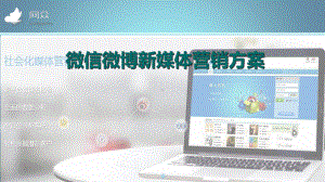 微信微博新媒体营销方案课件.ppt