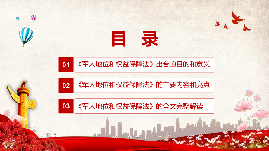 详细解读2021年《中华人民共和国军人地位和权益保障法》图文PPT教学课件.pptx_第3页