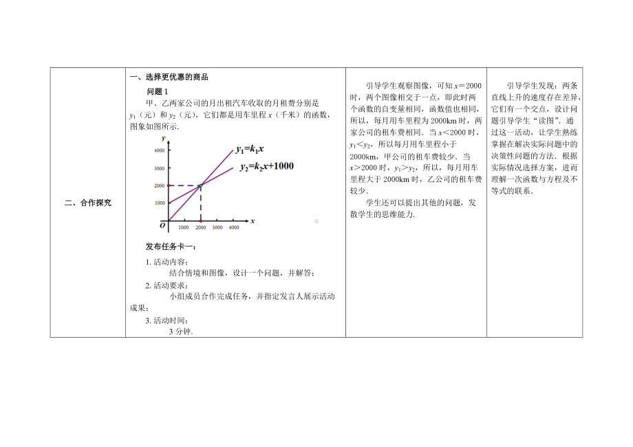 6.4-用一次函数解决问题(2)教学设计.docx_第2页