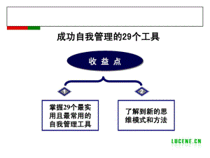 成功自我管理的29个工具(80页经典PPT).pptx