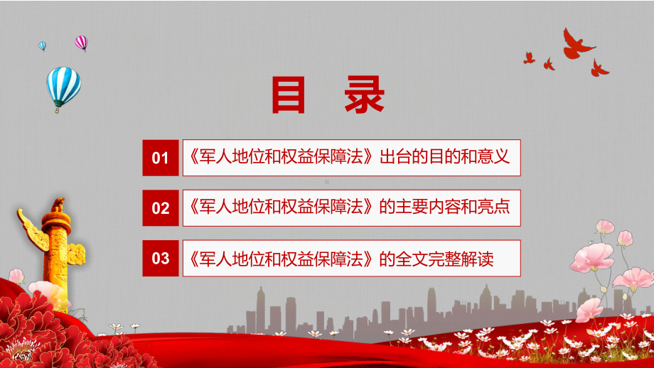 保障军人地位和权益的法律2021年《军人地位和权益保障法》图文PPT教学课件.pptx_第3页