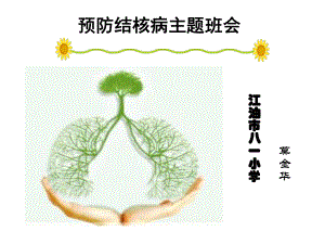 小学结核病防治(主题班会)课件.ppt