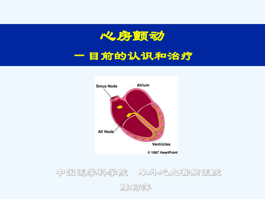 心房颤动的治疗陈柯萍课件.ppt_第1页