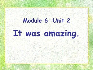 外研版(一起)五下Module-6-Unit-2《It-was-amazing》ppt课件.pptx