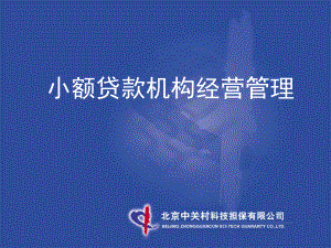 小额贷款公司经营管理-课件.ppt