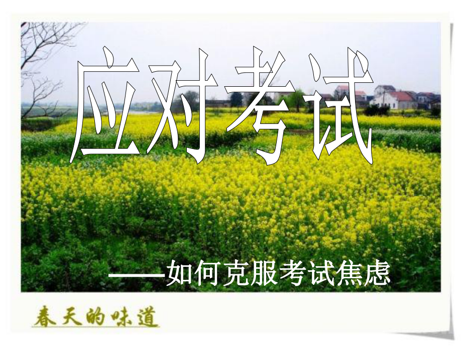 应对考试-如何克服考试焦虑ppt课件.ppt_第2页