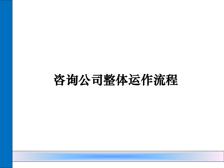 咨询公司整体运作流程概述课件.ppt_第1页