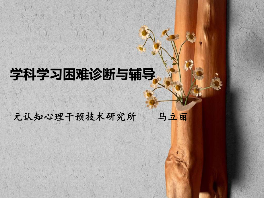 学科学习困难诊断与辅导课件.ppt_第1页