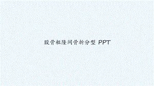 股骨粗隆间骨折分型-PPT课件.ppt