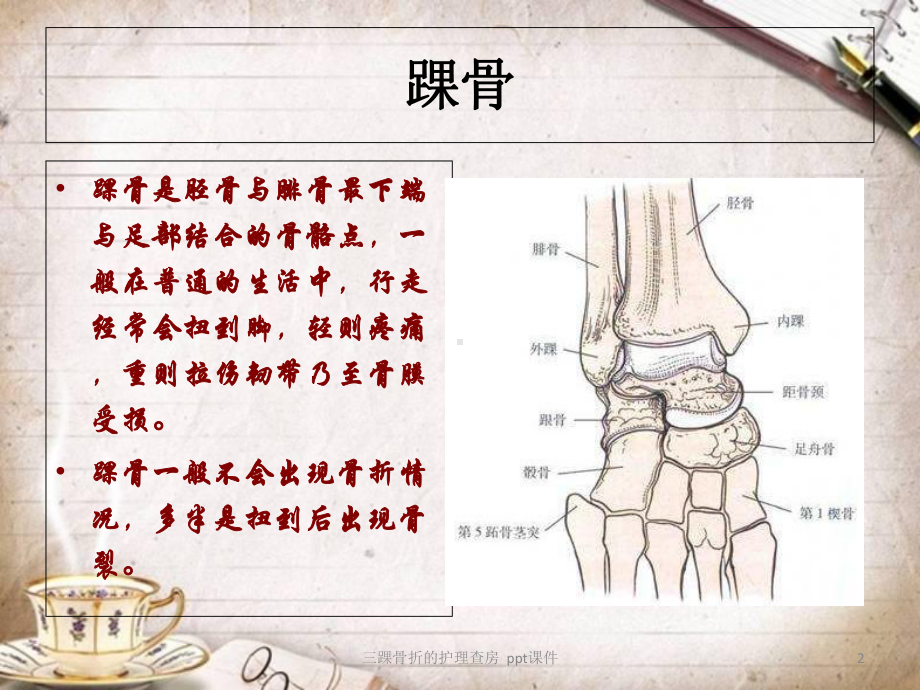 三踝骨折的护理查房-ppt课件.ppt_第2页