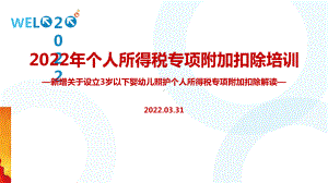 解读2022年个税专项附加扣除PPT（培训学习ppt课件）.ppt