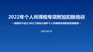 2022年个人所得税专项附加扣除主题学习PPT（培训学习ppt课件）.ppt