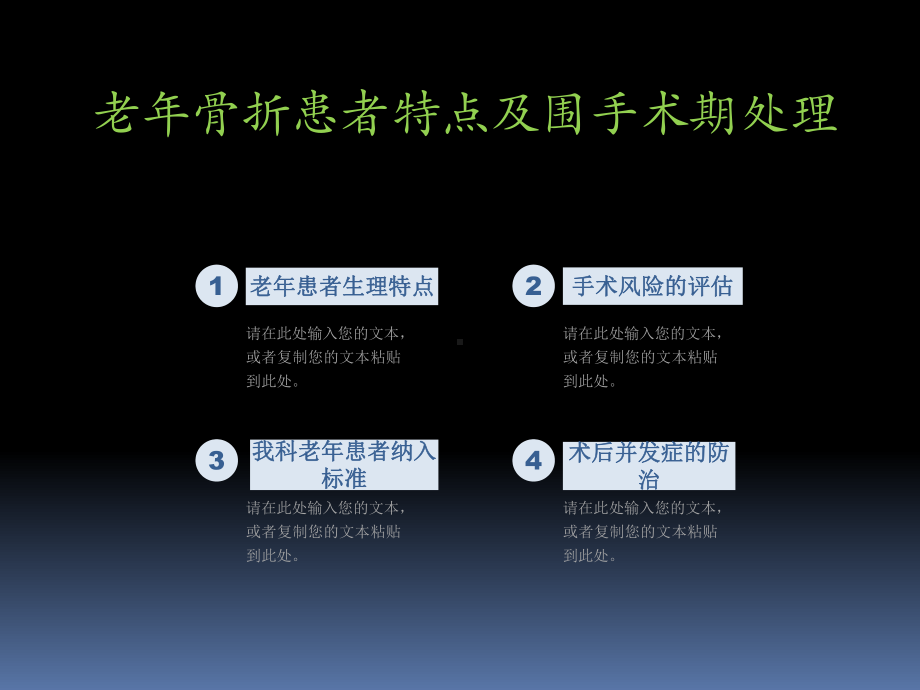 老年骨折患者风险评估围手术期处理及术后并发症预防课件.ppt_第1页