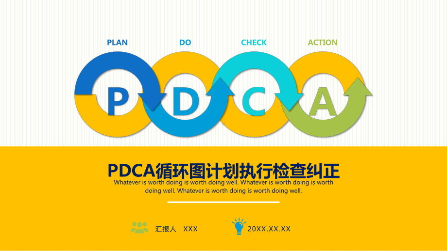 PDCA循环图计划执行检查纠正讲课PPT课件.pptx_第1页