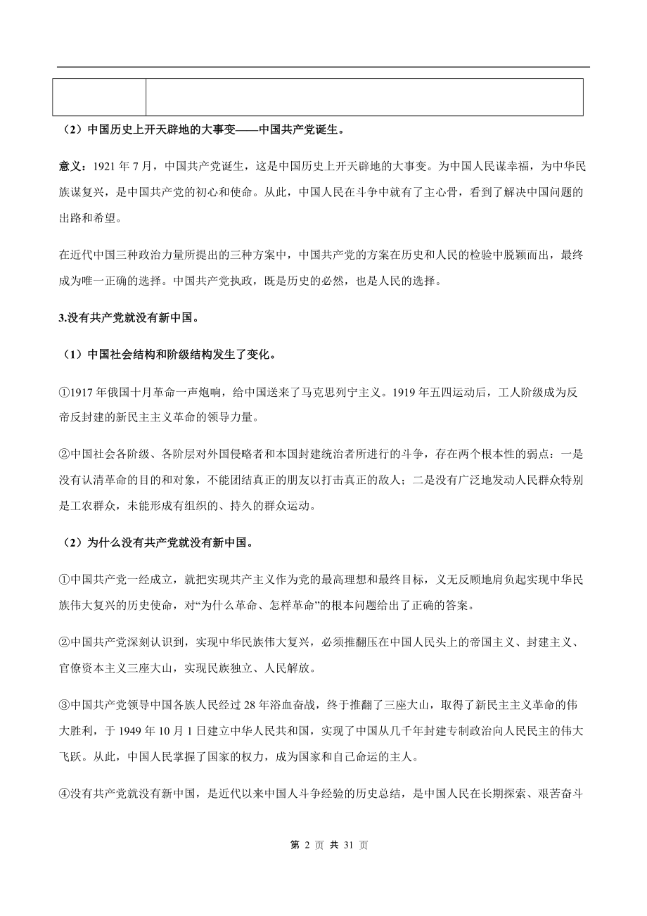 （部）统编版高中政治必修三政治与法治知识总结一轮复习.docx_第2页