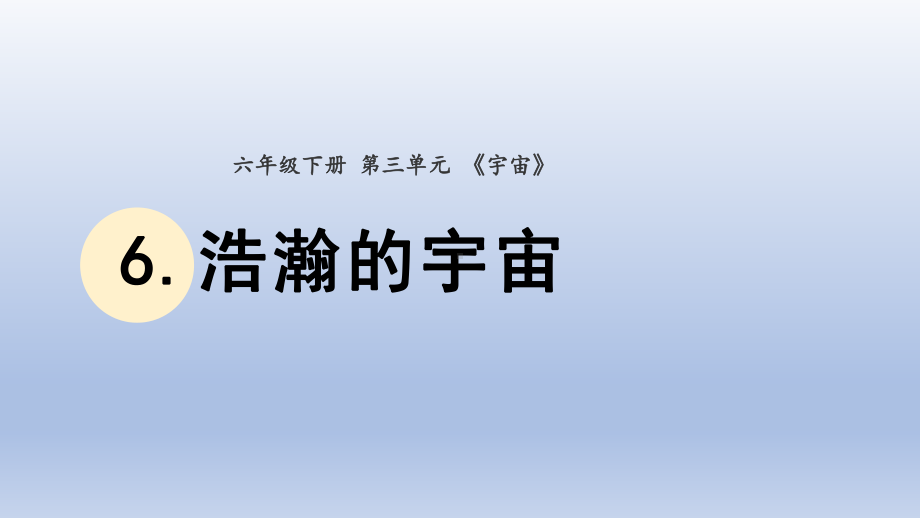 小学科学教科版六年级下册第三单元第6课《浩瀚的宇宙》课件20（2022新版）.pptx_第1页