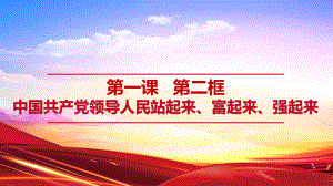 1.2中国共产党领导人民站起来、富起来、强起来 ppt课件（精编）-（部）统编版高中政治高一必修三.pptx