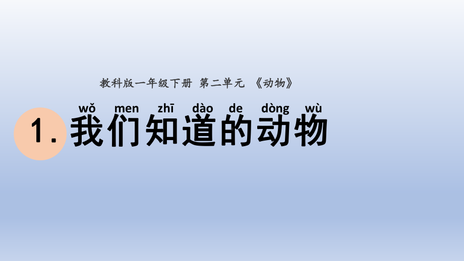 小学科学教科版一年级下册第二单元第1课《我们知道的动物》课件20.pptx_第1页