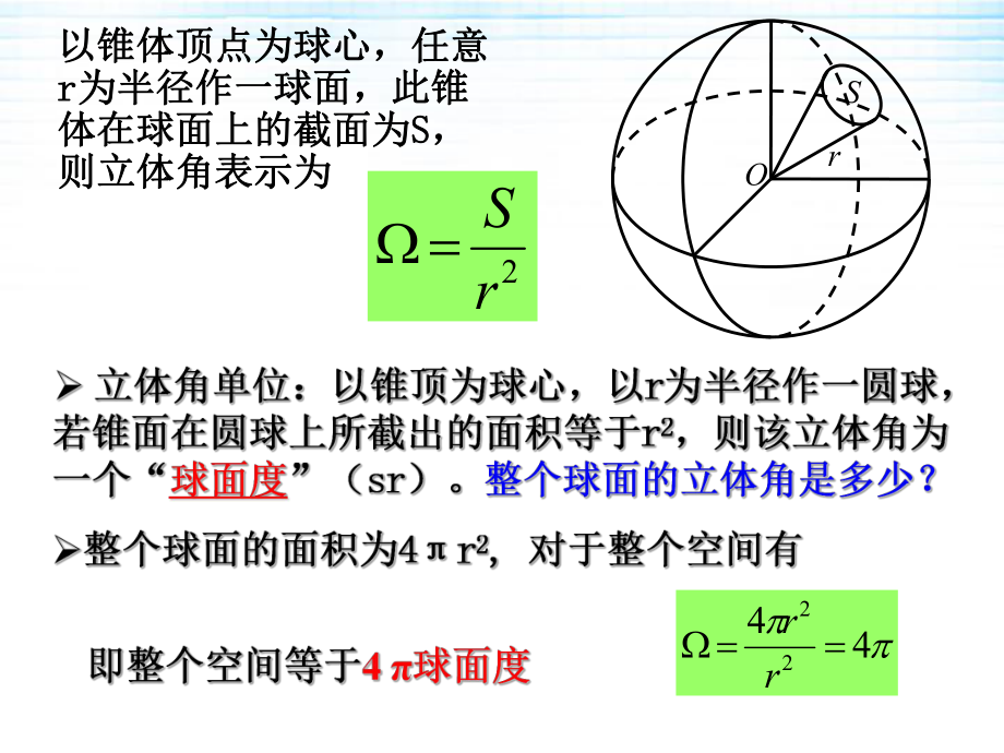 《光电子技术》课件：立体角.ppt_第2页