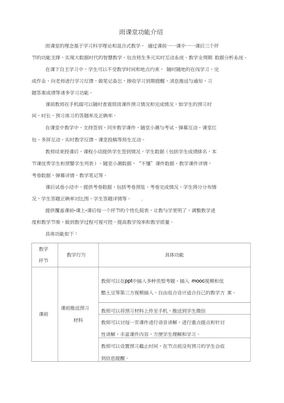 雨课堂功能介绍 (1).docx_第1页