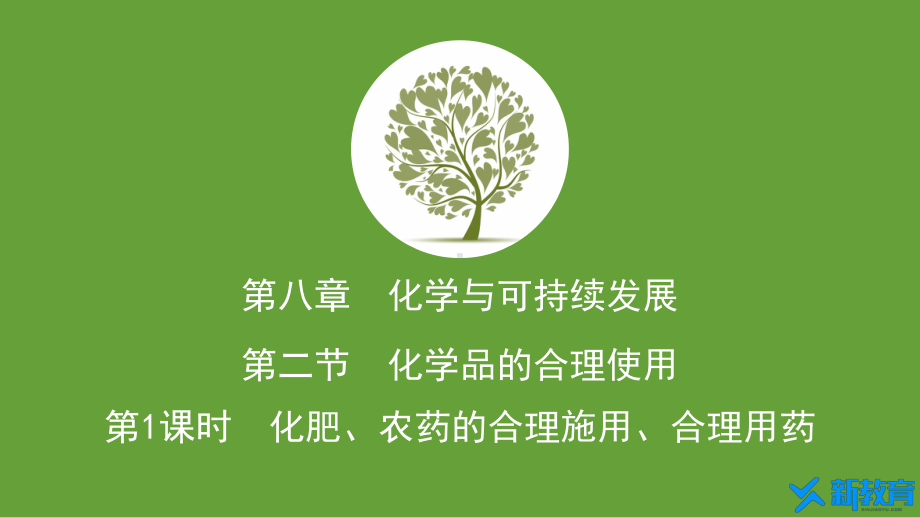 课件1：8.2.1 化肥、农药的合理施用、合理用药 （人教版高中化学 必修第二册 ）.pptx_第1页