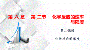 （2019）新人教版高中化学必修二6.2.2 化学反应的限度-ppt课件.ppt